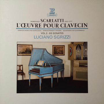 Domenico Scarlatti, Luciano Sgrizzi : 65 Sonates (4xLP, Box)