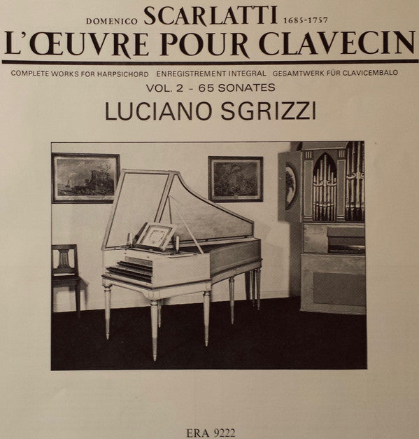 Domenico Scarlatti, Luciano Sgrizzi : 65 Sonates (4xLP, Box)