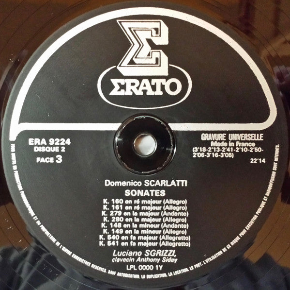 Domenico Scarlatti, Luciano Sgrizzi : 65 Sonates (4xLP, Box)