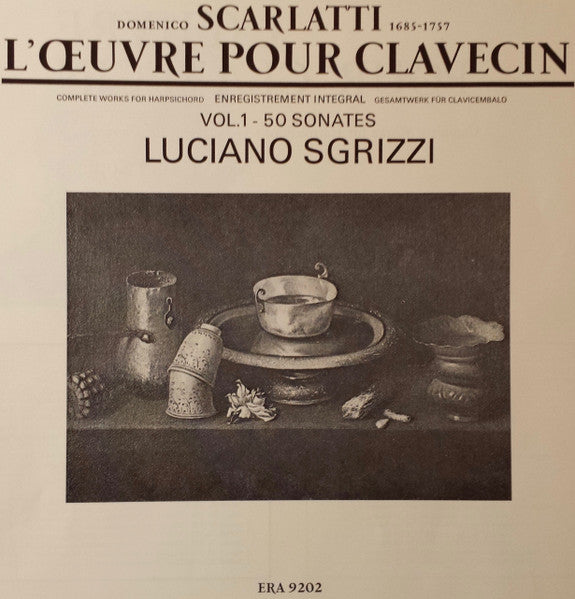 Domenico Scarlatti, Luciano Sgrizzi : 50 Sonates (3xLP, Box)