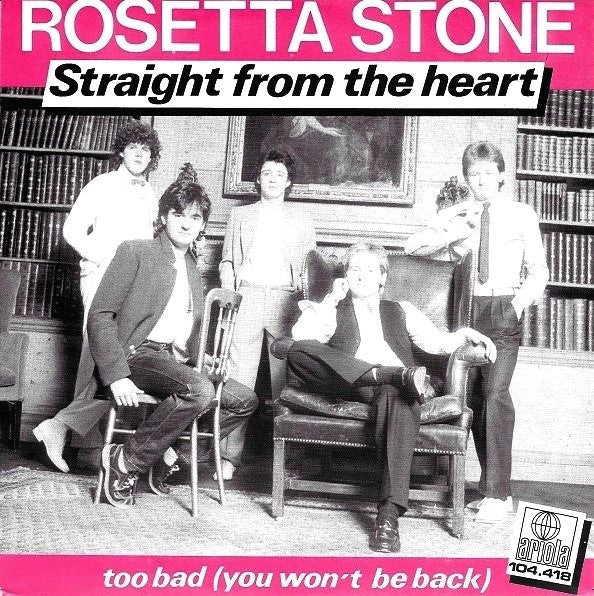 Rosetta Stone (2) : Straight From The Heart (7", Single)