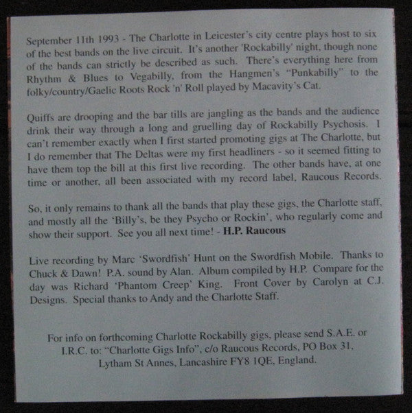 Various : Live From The Charlotte (CD, Comp)