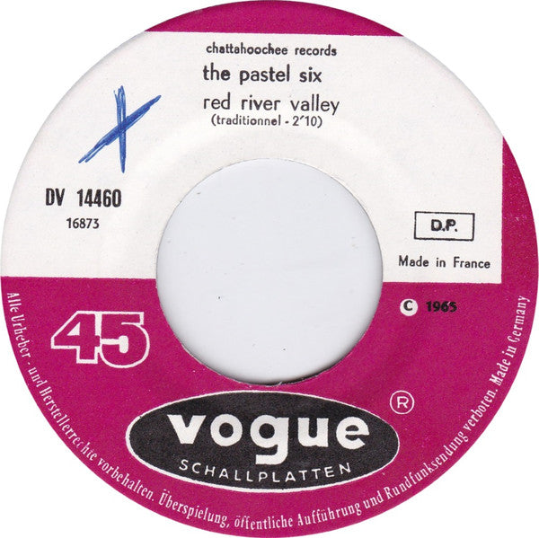 The Pastel Six : I Can't Dance / Red River Valley (7", Single, Mono)