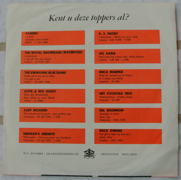 Adam Faith With The Roulettes And Chris Andrews (3) : Someone's Taken Maria Away (7", Single)