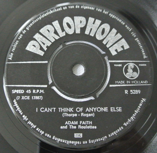 Adam Faith With The Roulettes And Chris Andrews (3) : Someone's Taken Maria Away (7", Single)
