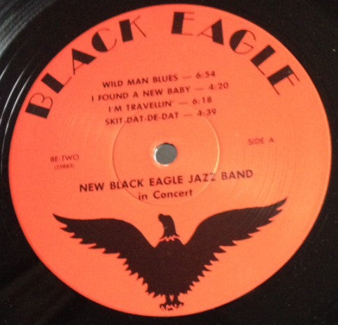 The New Black Eagle Jazz Band : The New Black Eagle Jazz Band In Concert (LP, Album)