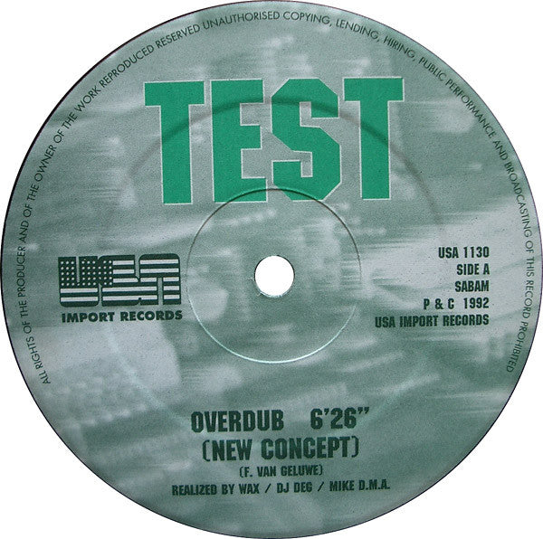 Test : Overdub (12")