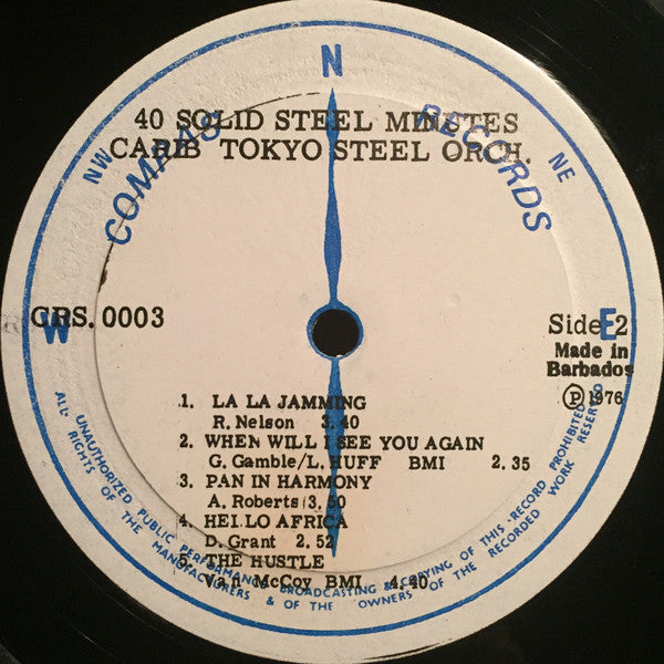 Carib Tokyo : 40 Solid Steel Minutes (LP, Album)