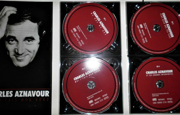 Charles Aznavour : Moi J 'Fais Mon Rond (4xCD, Comp, Mono)