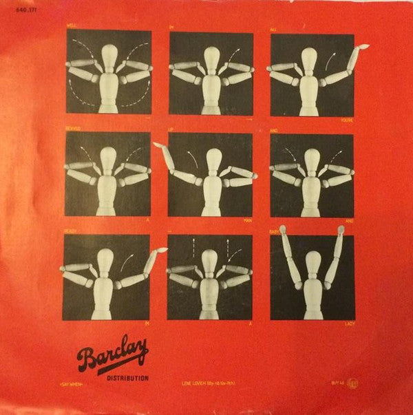 Lene Lovich : Say When (7", Single)