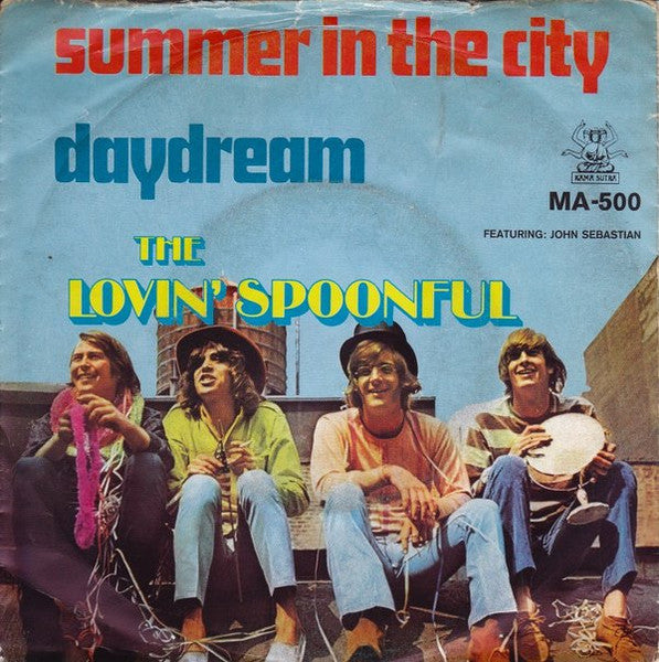 The Lovin' Spoonful Featuring John Sebastian : Summer In The City / Daydream (7", Single, RE)