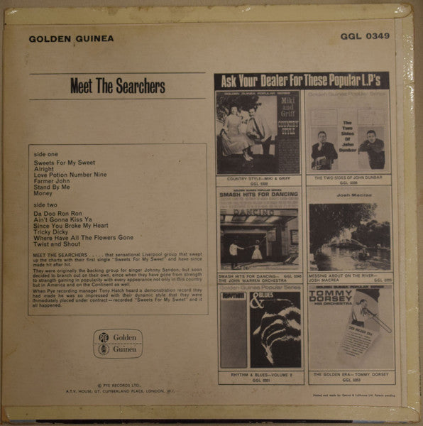 The Searchers : Meet The Searchers (LP, Album, Mono, RE)