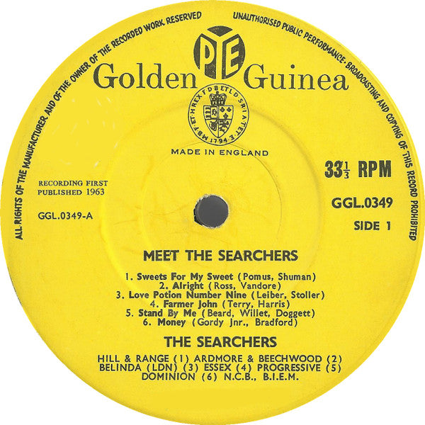 The Searchers : Meet The Searchers (LP, Album, Mono, RE)