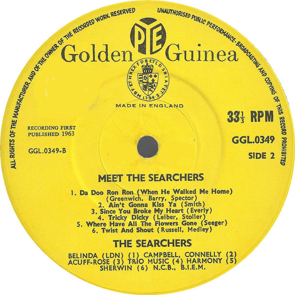 The Searchers : Meet The Searchers (LP, Album, Mono, RE)