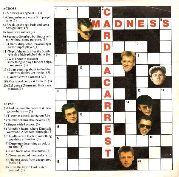 Madness : Cardiac Arrest (7", Single)