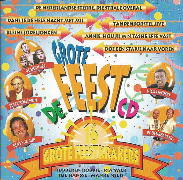 Various : De Grote Feest Cd (CD, Comp)