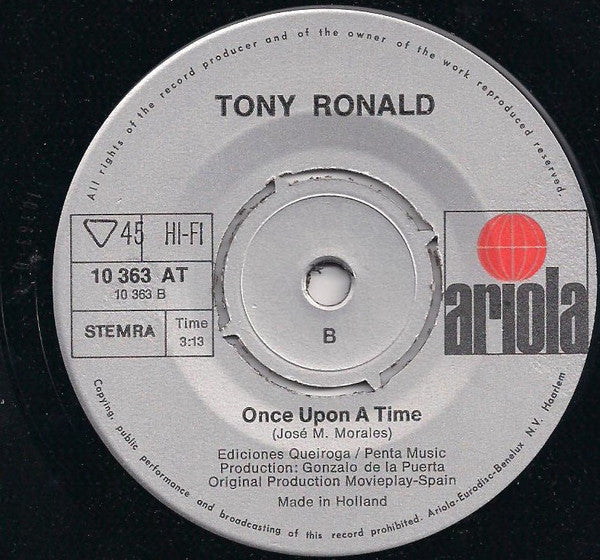 Tony Ronald : Help (Get Me Some Help) (7", Single)