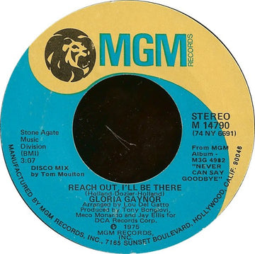 Gloria Gaynor : Reach Out, I'll Be There (7")