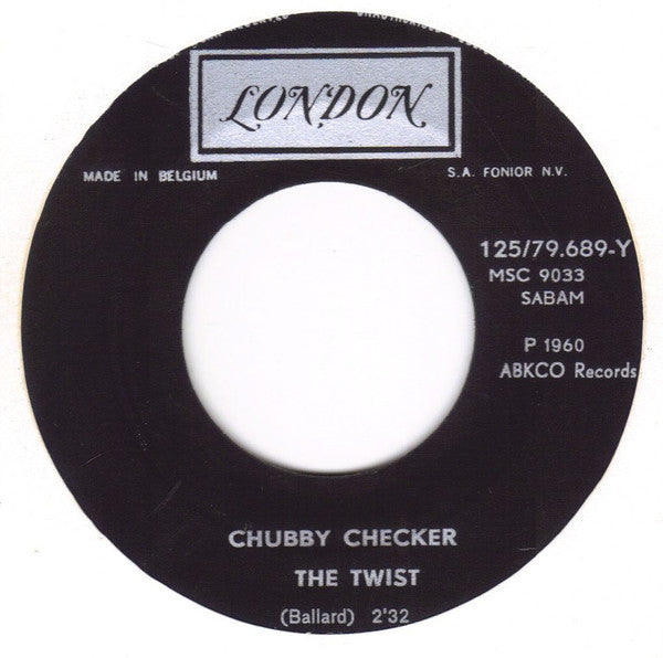 Chubby Checker : Let's Twist Again (7", Single)