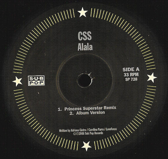 CSS : Alala (12")