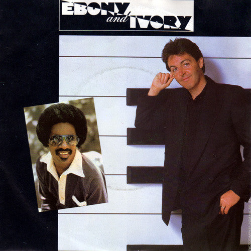 Paul McCartney : Ebony And Ivory (7", Single)