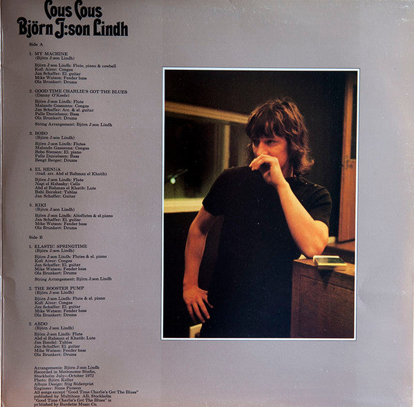 Björn J:Son Lindh : Cous Cous (LP, Album, Gat)