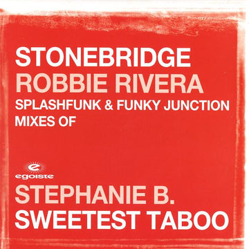 Stephanie B : Sweetest Taboo (12")