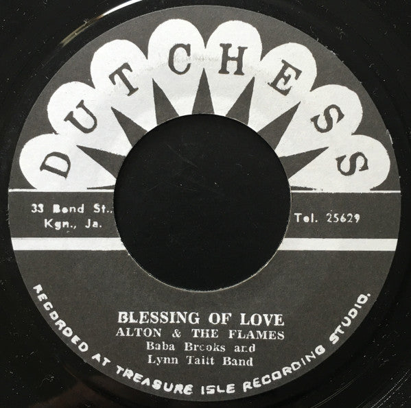 Alton & The Flames* : Blessing Of Love / Nothing Sweeter (7", Single, Unofficial)