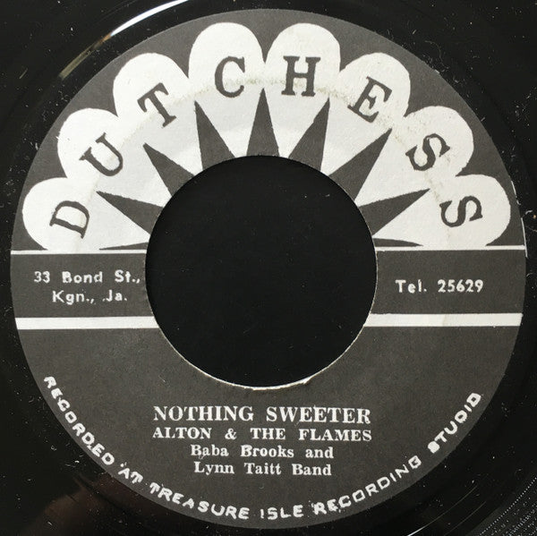 Alton & The Flames* : Blessing Of Love / Nothing Sweeter (7", Single, Unofficial)