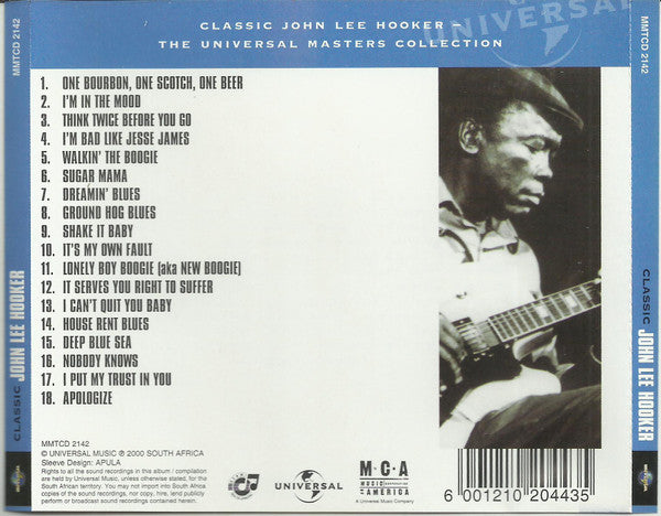 John Lee Hooker : Classic John Lee Hooker (CD, Comp, RM)