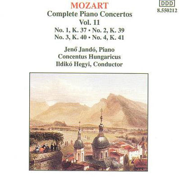 Wolfgang Amadeus Mozart, Jenö Jandó, Concentus Hungaricus, Ildikó Hegyi : Complete Piano Concertos, Vol. 11 (CD, Album, RE)