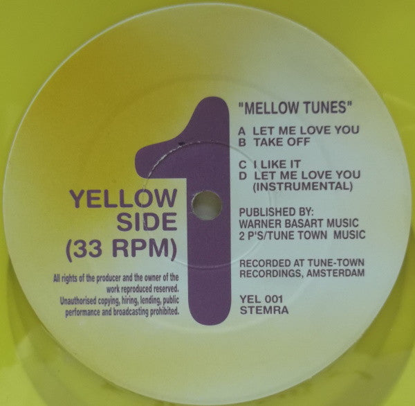 Mellow Tunes : Let Me Love You (12", Yel)