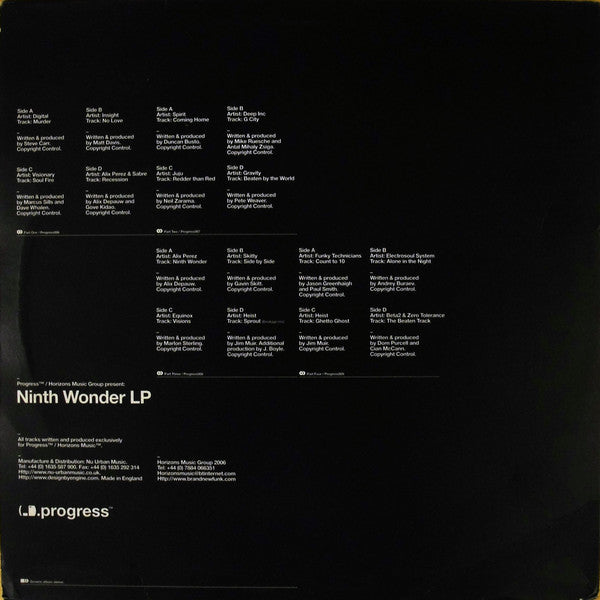 Various : Ninth Wonder LP Part One (2x12")