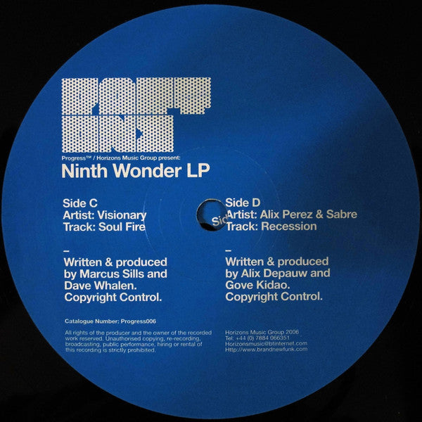 Various : Ninth Wonder LP Part One (2x12")