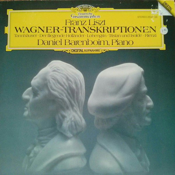 Franz Liszt, Daniel Barenboim : Transkriptionen Für Klavier Nach Werken von Richard Wagner (LP, Album)