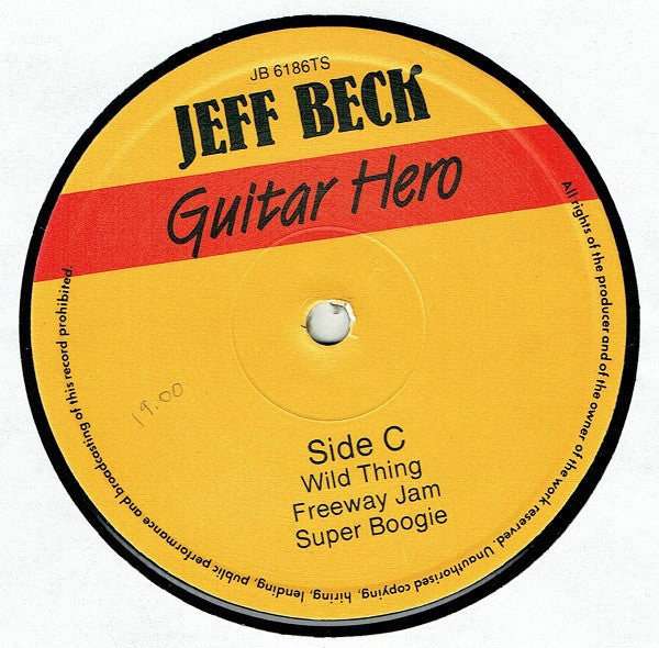 Jeff Beck : Guitar Hero (2xLP, Unofficial)