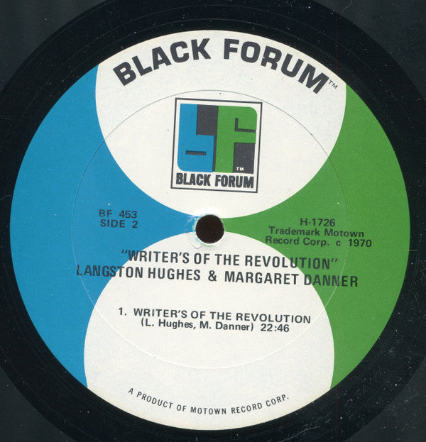 Langston Hughes & Margaret Danner : Writers Of The Revolution (LP, Album)