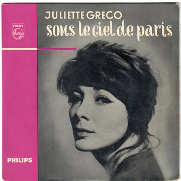 Juliette Gréco : Sous Le Ciel De Paris (7", EP)