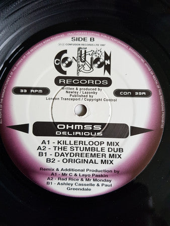 O.H.M.S.S. : Delirious (12")
