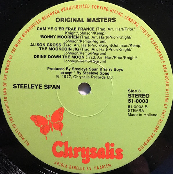 Steeleye Span : Original Masters (2xLP, Comp)