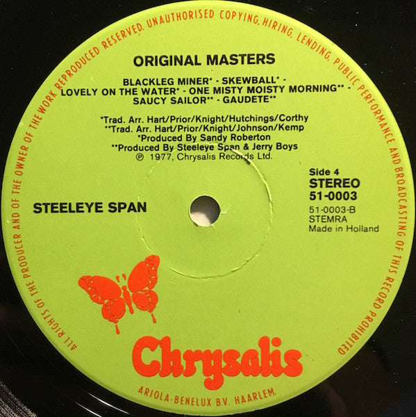 Steeleye Span : Original Masters (2xLP, Comp)