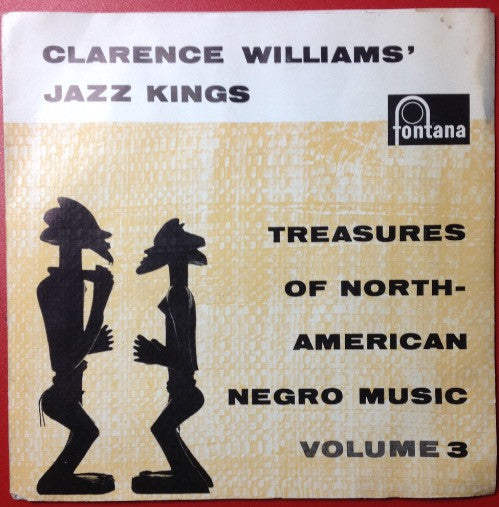 Clarence Williams' Jazz Kings : Treasures Of North-American Negro Music Volume 3 (7", EP, Gat)