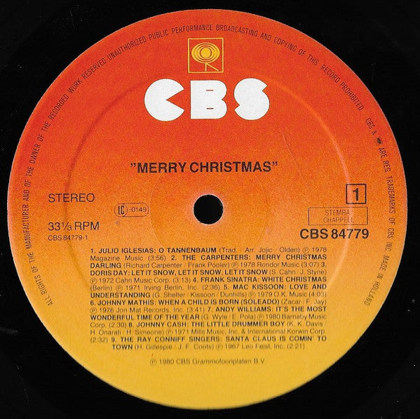 Various : Merry Christmas (LP, Comp)