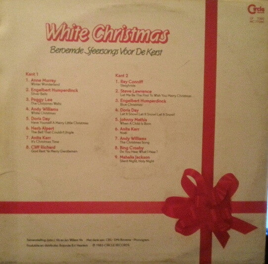 Various : White Christmas - Beroemde Sfeersongs Voor De Kerst (LP, Album, Comp)