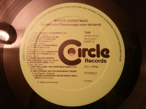 Various : White Christmas - Beroemde Sfeersongs Voor De Kerst (LP, Album, Comp)