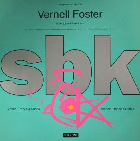 Vernell Foster : Love, Joy And Happiness (12", Single)