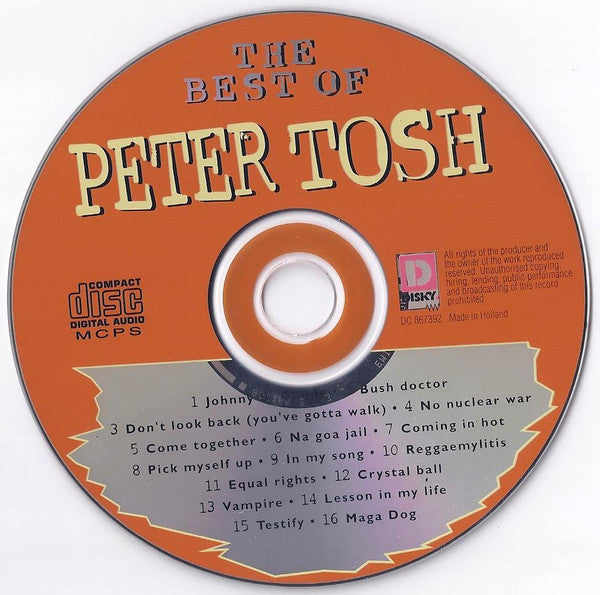 Peter Tosh : The Best Of Peter Tosh (CD, Comp)