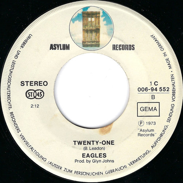 Eagles : Tequila Sunrise (7", Single)