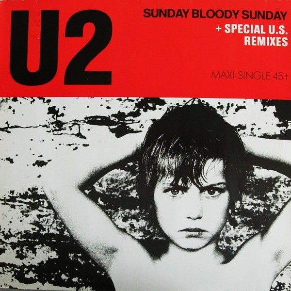 U2 : Sunday Bloody Sunday (12", Maxi, RE)