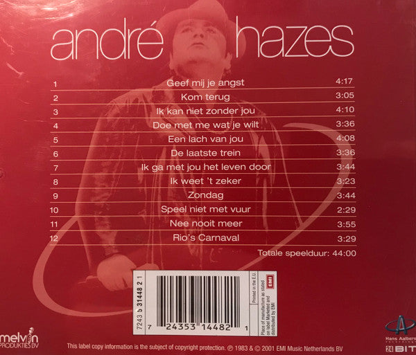 André Hazes : Voor Jou (CD, Album, RE, RM)